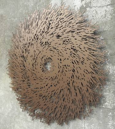 Original Abstract Botanic Sculpture by Ian Turnock