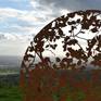 Freestanding Corten weathering steel sculpture inspired by local woodland. Suitable for indoors and outdoors.  No.1 of 5