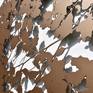 Inspired by the foliage of the Copper Beech tree. 75cm wall sculpture, powder coated steel in bronze finish. No.1 of an edition of 5.