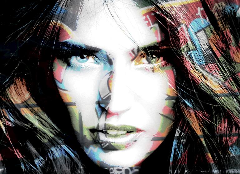 Original Abstract Women Digital by Alex Solodov