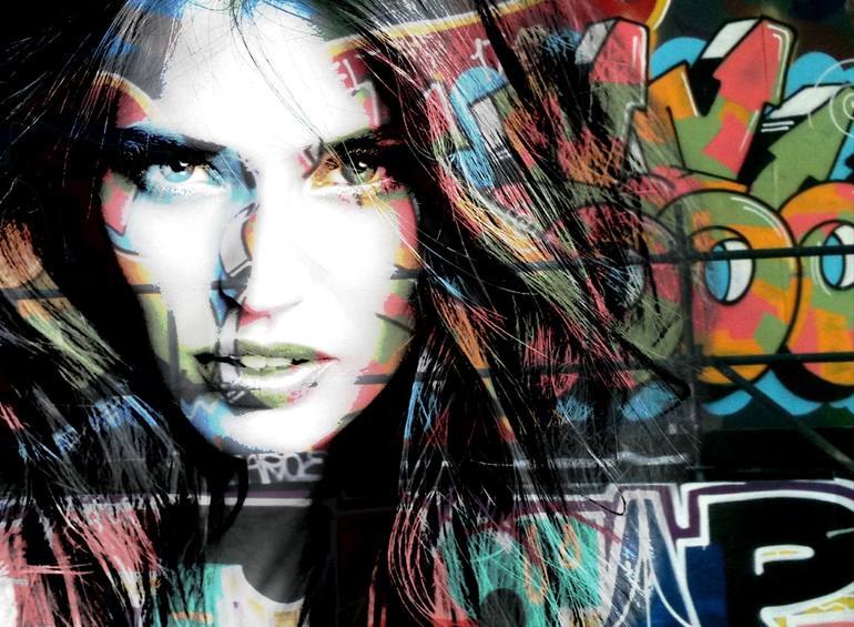 Original Abstract Women Digital by Alex Solodov