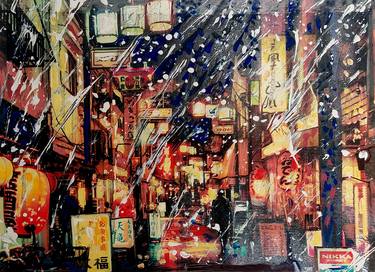Original Abstract Cities Digital by Alex Solodov
