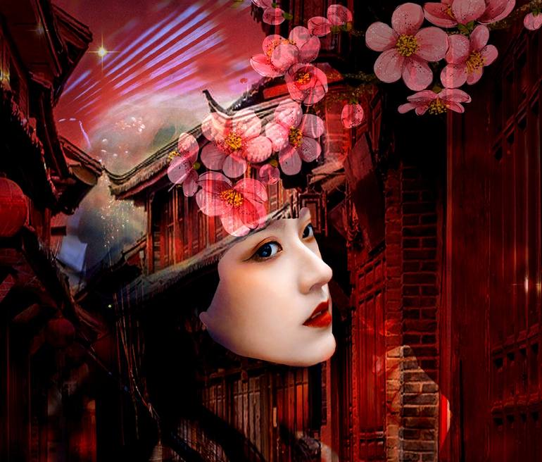 Original Abstract Women Digital by Alex Solodov