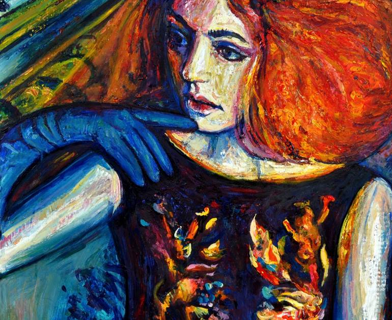 Original Classicism Women Painting by Alex Solodov