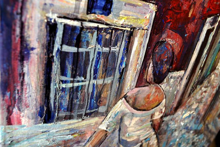 Original Expressionism Architecture Painting by Alex Solodov