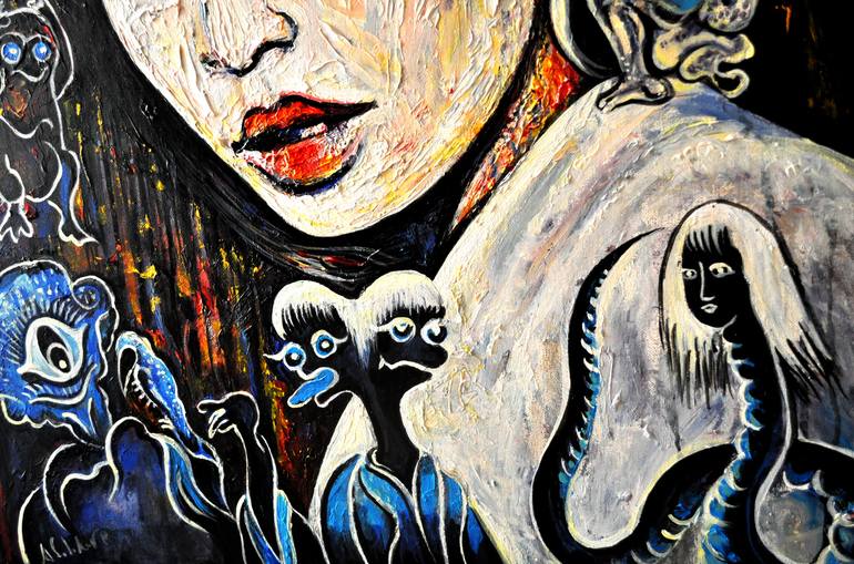 Original Conceptual Fantasy Painting by Alex Solodov