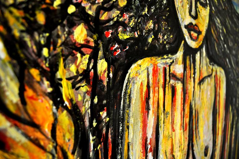 Original Conceptual Erotic Painting by Alex Solodov