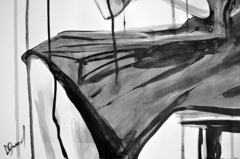 Original Expressionism Fashion Drawing by Alex Solodov