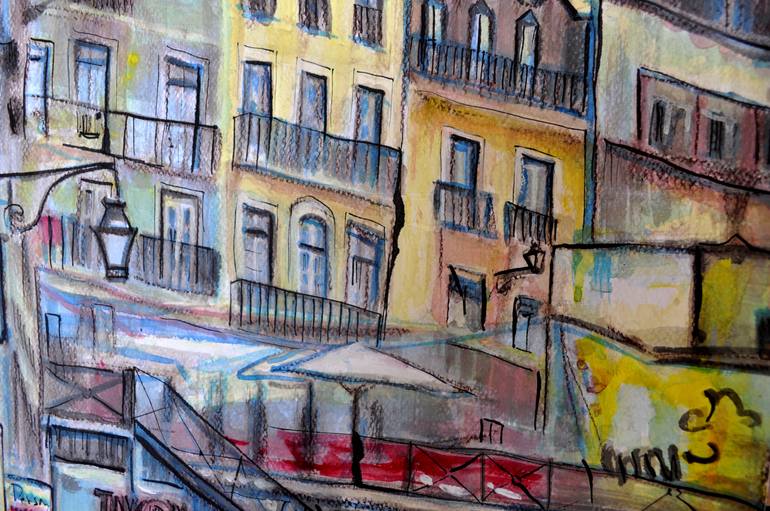 Original Fine Art Architecture Painting by Alex Solodov