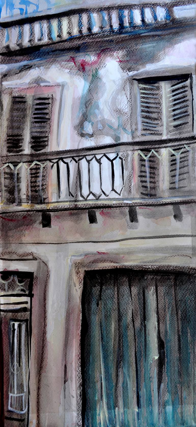 Original Documentary Architecture Paintings by Alex Solodov