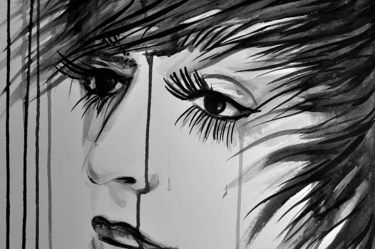 Original Figurative Fashion Drawing by Alex Solodov