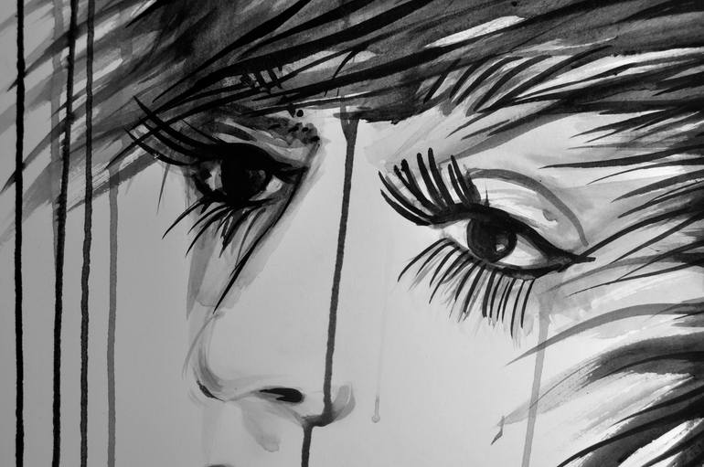 Original Figurative Fashion Drawing by Alex Solodov