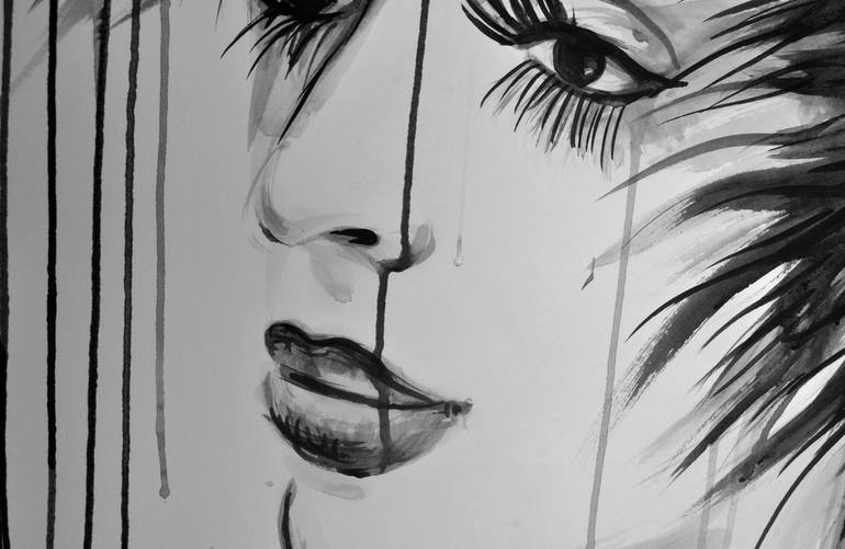 Original Figurative Fashion Drawing by Alex Solodov