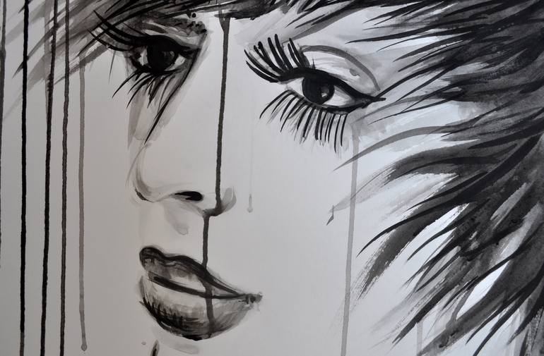 Original Figurative Fashion Drawing by Alex Solodov