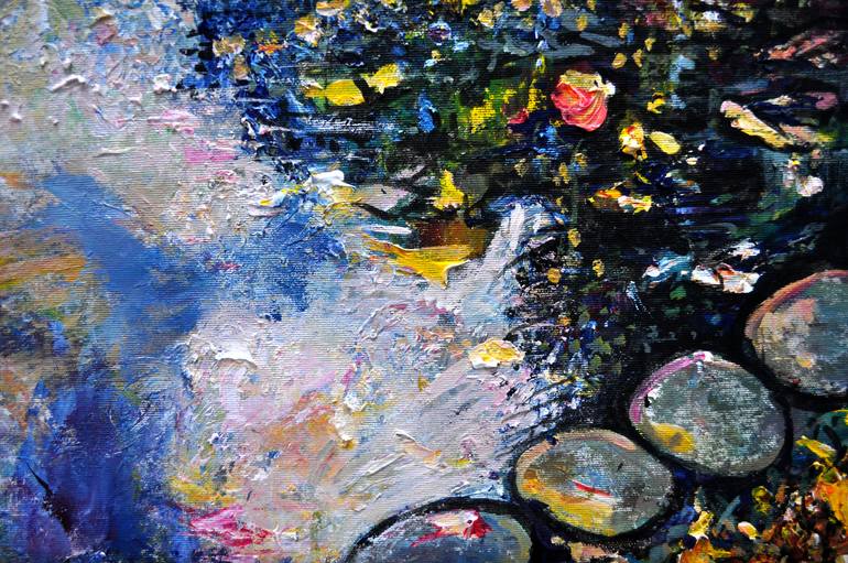 Original Abstract Expressionism Abstract Painting by Alex Solodov