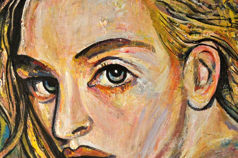 Original Expressionism People Painting by Alex Solodov