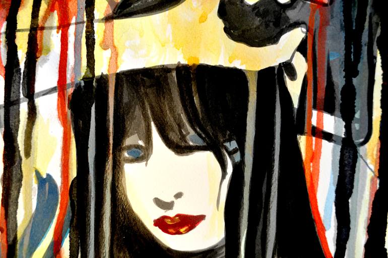 Original Expressionism Pop Culture/Celebrity Painting by Alex Solodov