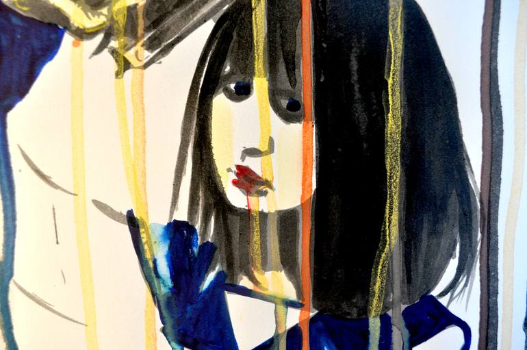 Original Expressionism Pop Culture/Celebrity Painting by Alex Solodov