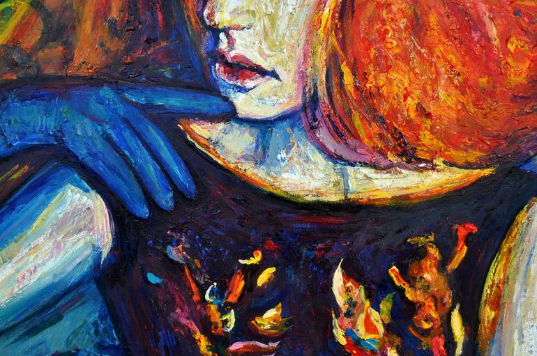 Original Art Deco Fashion Painting by Alex Solodov
