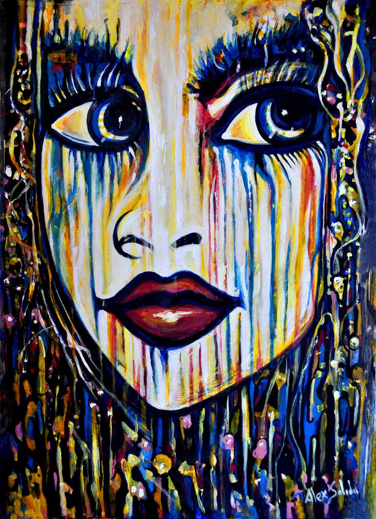 No Tears Painting by Alex Solodov | Saatchi Art