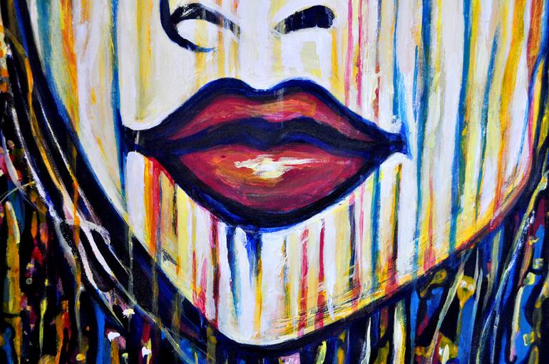 Original Expressionism People Painting by Alex Solodov