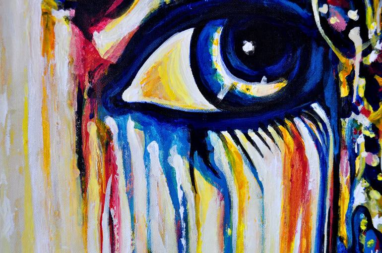 Original Expressionism People Painting by Alex Solodov