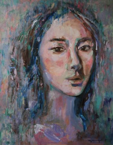 Print of Expressionism Portrait Paintings by younju jung