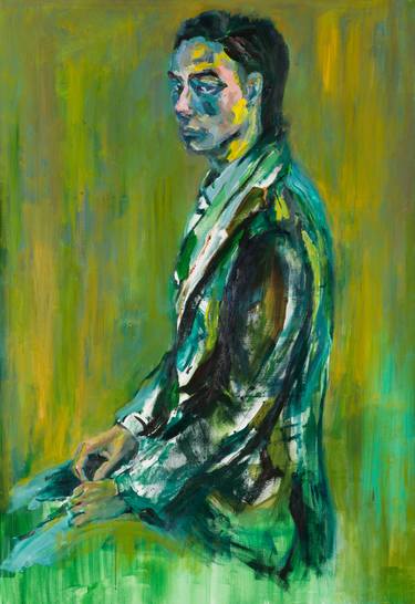 Original Expressionism Portrait Paintings by younju jung