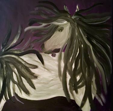Print of Abstract Horse Paintings by Kristine King