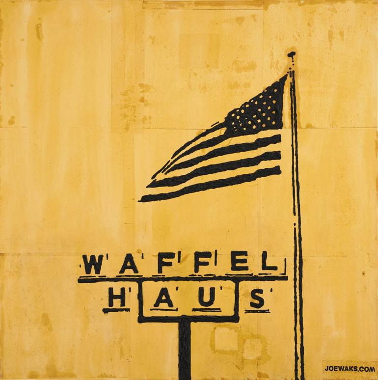 Waffel Haus Painting By Joe Waks Saatchi Art