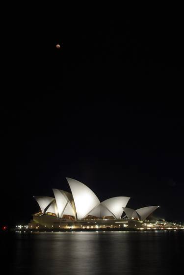 Sydney Opera House with Lunar Eclipse (Edition of 30) thumb