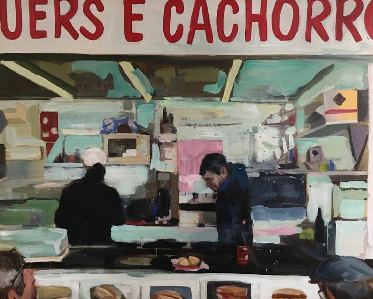 Food Truck Painting by Meinke Flesseman Saatchi Art