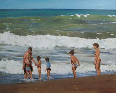 Original Beach Paintings by SAMPIERI GIACOMO