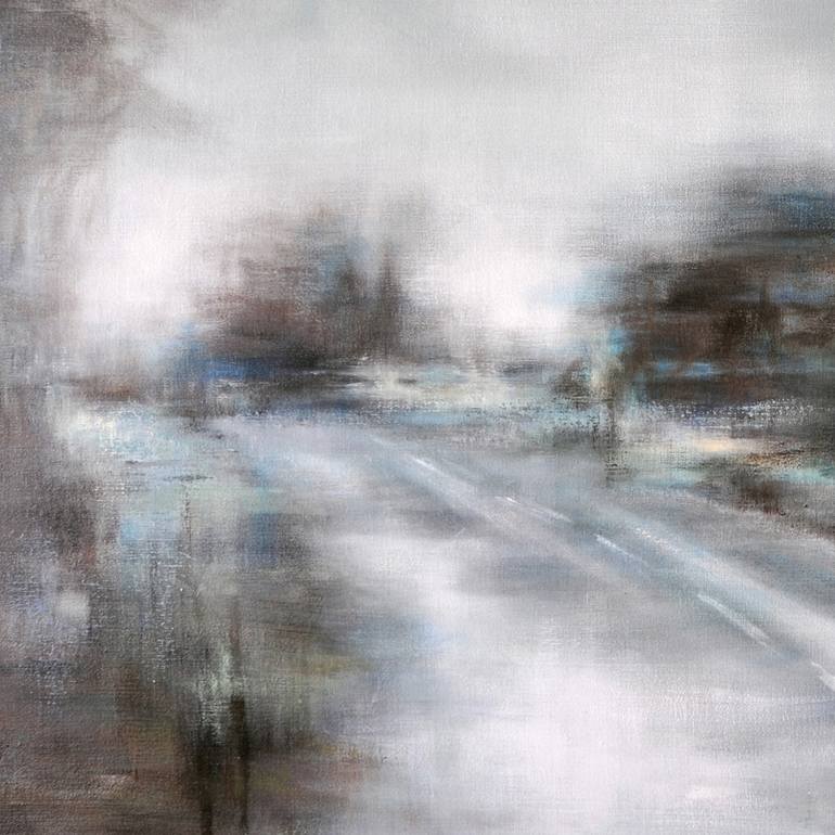 Original Abstract Expressionism Landscape Painting by Bronwyn Woodley Graham