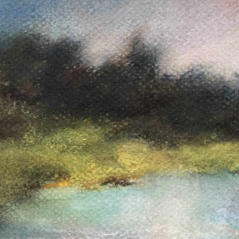 Original Expressionism Landscape Drawing by Bronwyn Woodley Graham