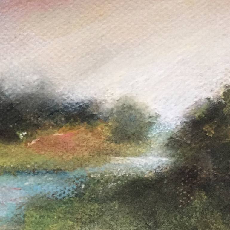 Original Expressionism Landscape Drawing by Bronwyn Woodley Graham