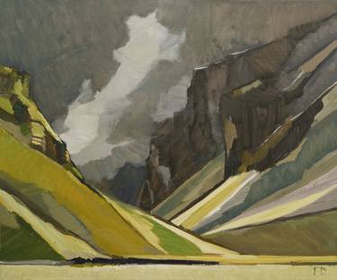 Original Expressionism Landscape Paintings by Frank Dekkers