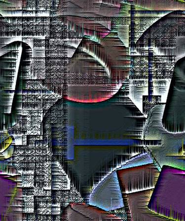 Print of Abstract Expressionism Geometric Digital by Igor Bajenov