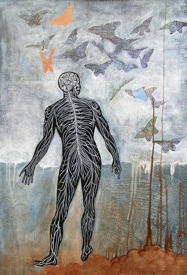 Original Abstract Body Paintings by Maya Kuvaja