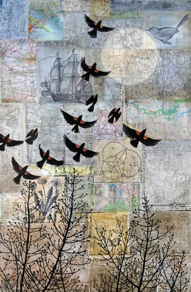 Print of Nature Collage by Maya Kuvaja