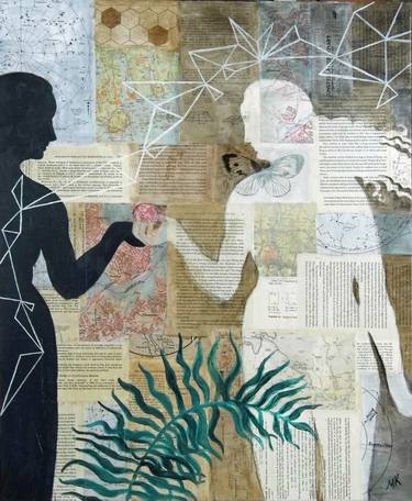 Print of Women Collage by Maya Kuvaja