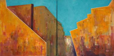 Original Architecture Painting by Tatjana Bandovic