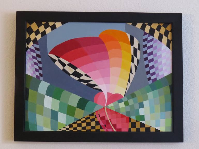 Original Geometric Painting by William Rhodes