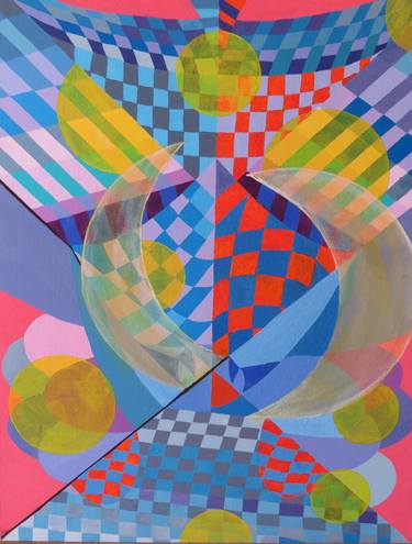 Original Geometric Paintings by William Rhodes