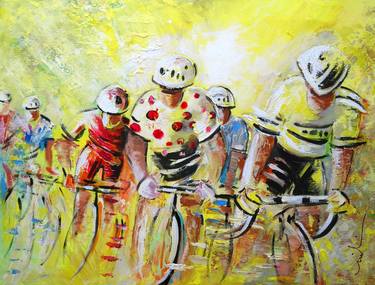 Original Sport Paintings by Miki de Goodaboom