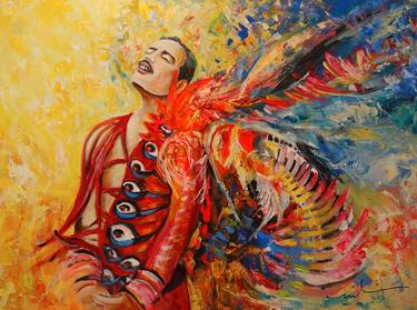 Original Expressionism Music Paintings by Miki de Goodaboom