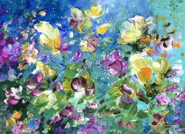 Original Floral Paintings by Miki de Goodaboom