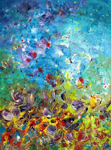 Original Abstract Expressionism Abstract Paintings by Miki de Goodaboom