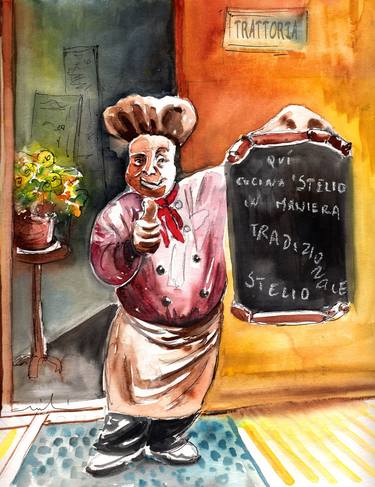 Original Food Paintings by Miki de Goodaboom
