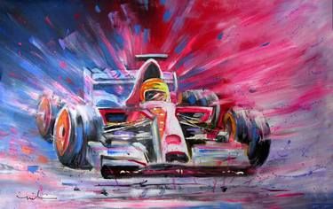 Original Sports Paintings by Miki de Goodaboom